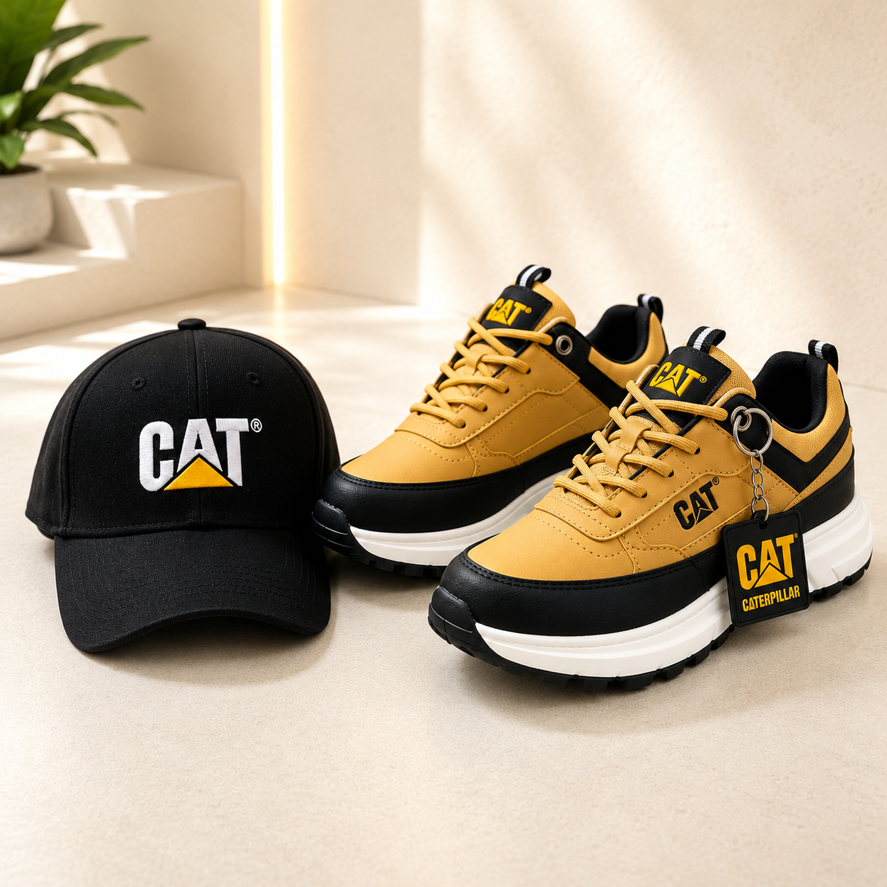 Set Hombre CAT® 3 en 1 | Estilo, comodidad y presencia en un solo combo