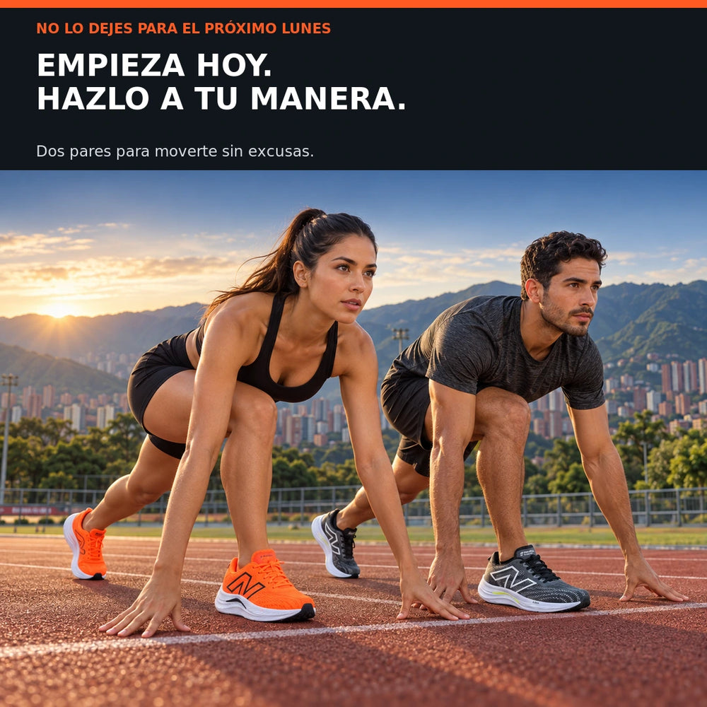 Dos pares de tenis, un solo pedido