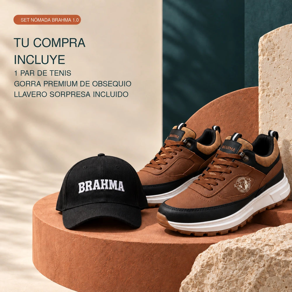 Tenis + gorra premium + llavero, de regalo