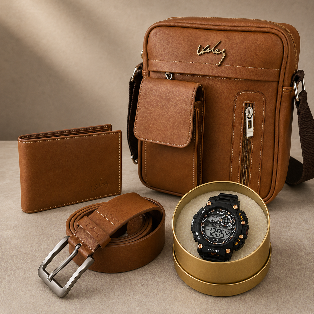 Set Galán Urbano 4 en 1 para hombres que cuidan su presencia.
