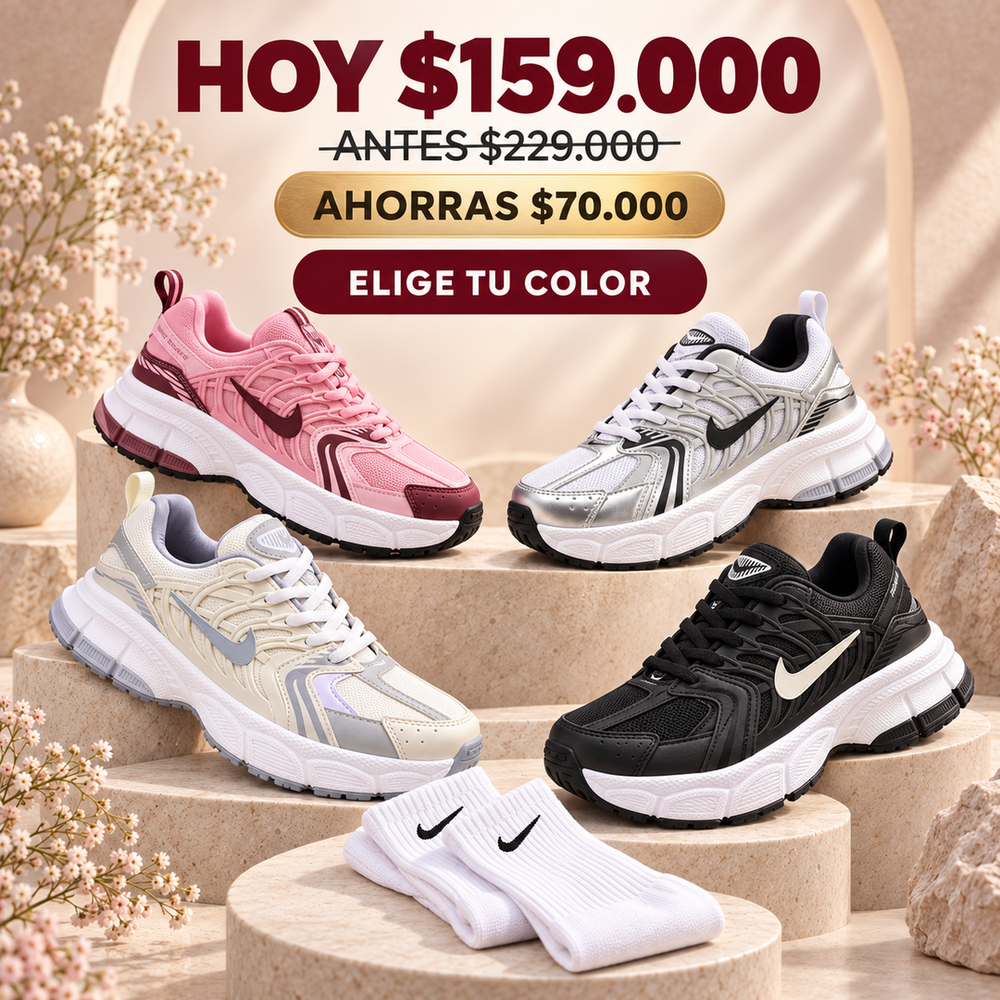 Tenis Nova Fit + medias de regalo
