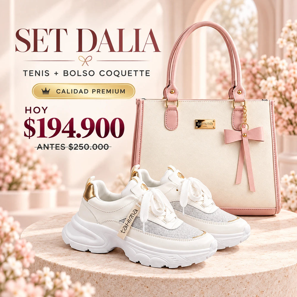 Tenis + bolso, combinados sin esfuerzo