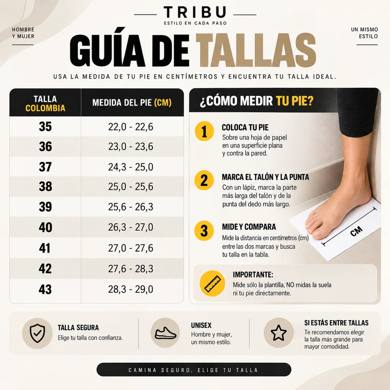 Guía de tallas Set Nómada Brahma 1.0