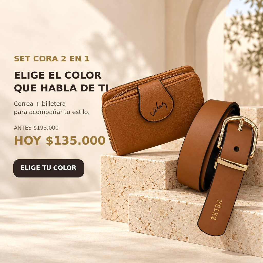 SET CORA 2 EN 1 | Detalles que hablan de ti